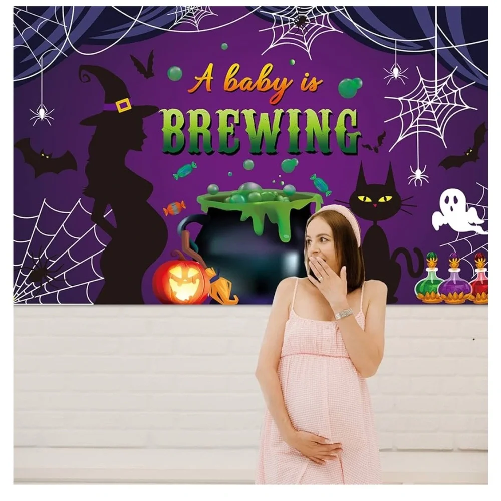 A Baby is Brewing/Baby Shower backdrop, 4 x 6, Decorations
